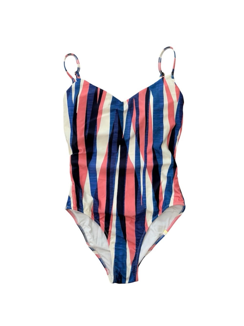 Summersalt Striped One-Piece Swimsuit - Blue, Pink & White